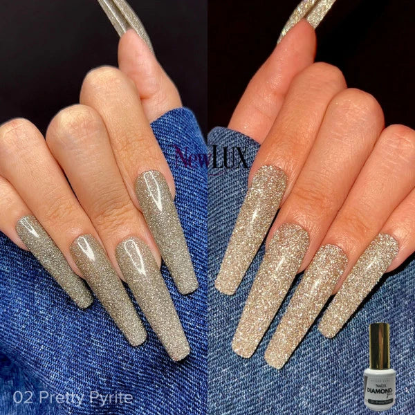 NewLUX Diamond Gel .5oz - #02 Pretty Pyrite