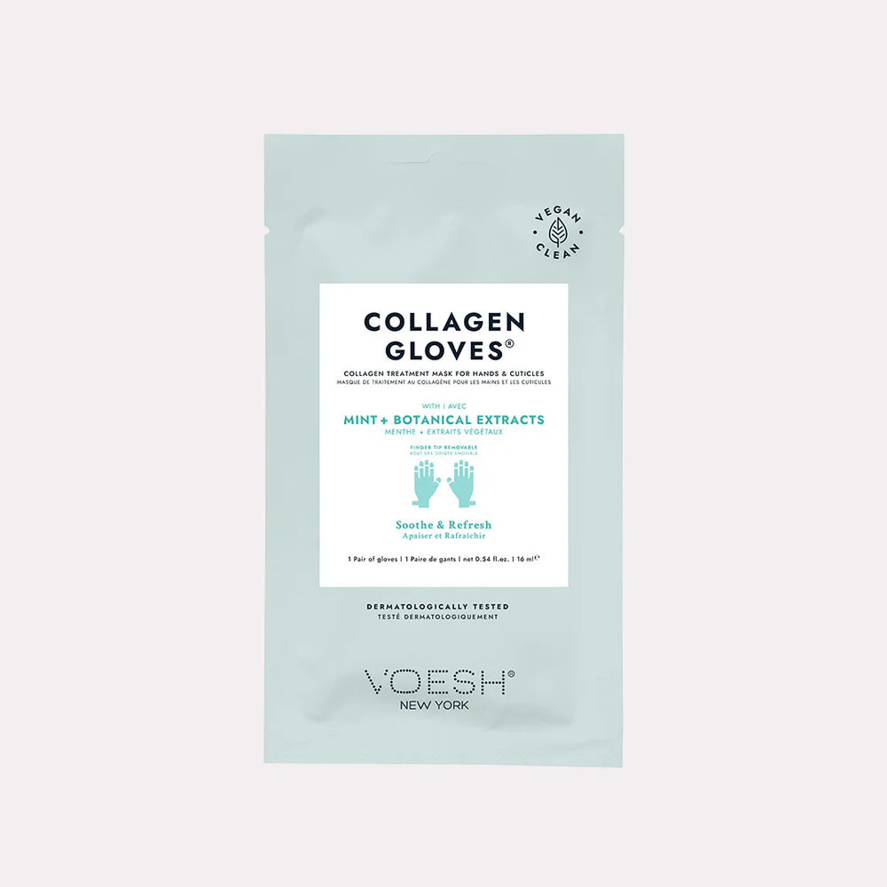 VOESH Collagen Gloves with Mint + Botanical Extracts