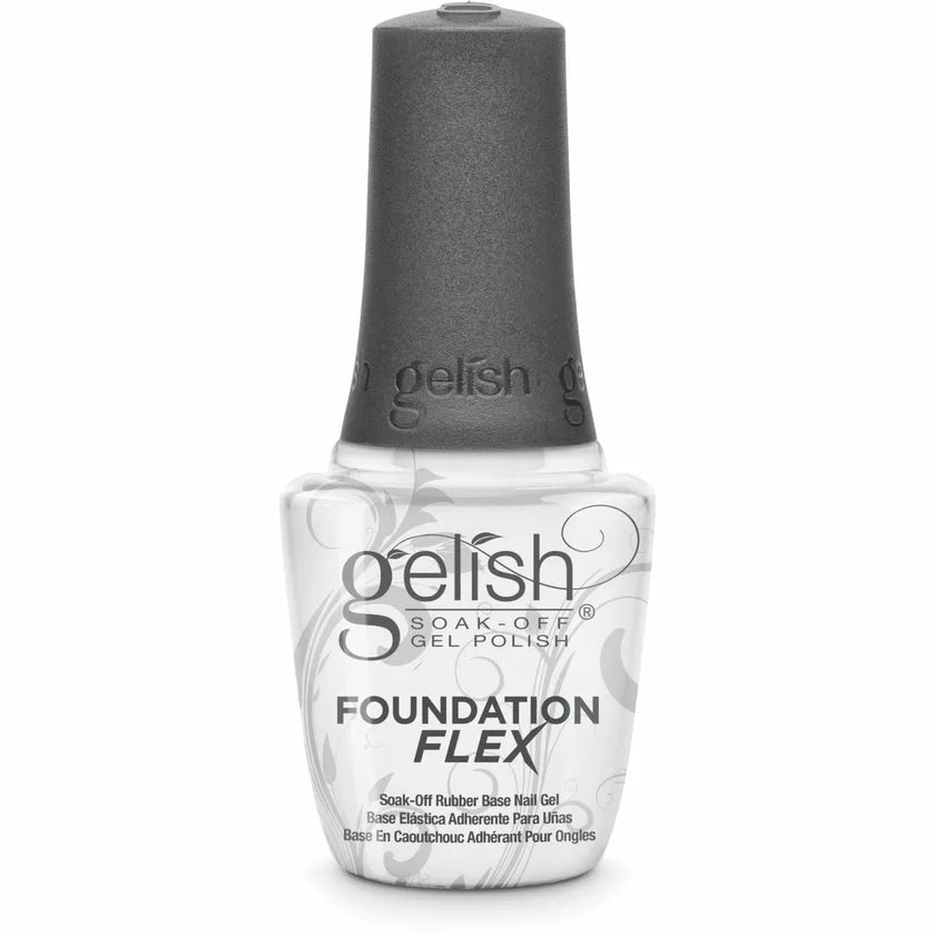 Gelish Foundation Flex Soak-Off Rubber Base Nail Gel - Clear