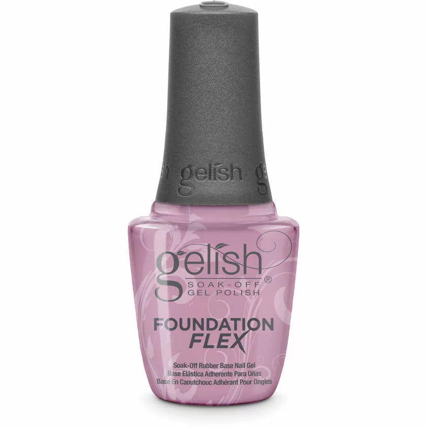 Gelish Foundation Flex Soak-Off Rubber Base Nail Gel - Light Pink
