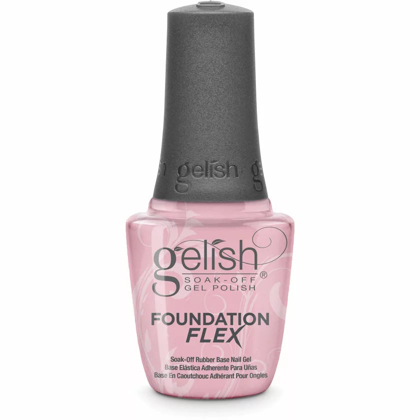 Gelish Foundation Flex Soak-Off Rubber Base Nail Gel - Light Nude