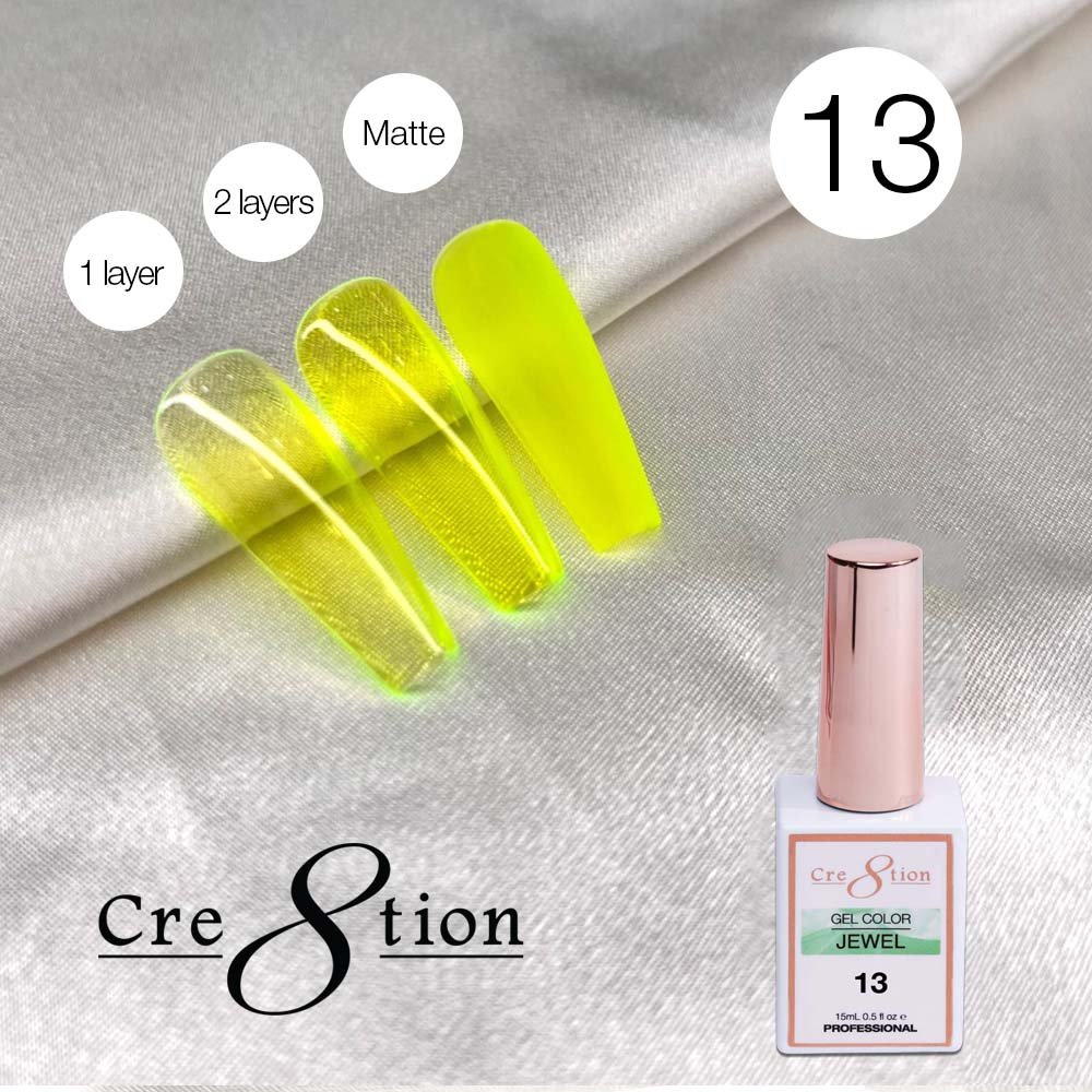 Cre8tion Jelly Gel Polish Jewel #13