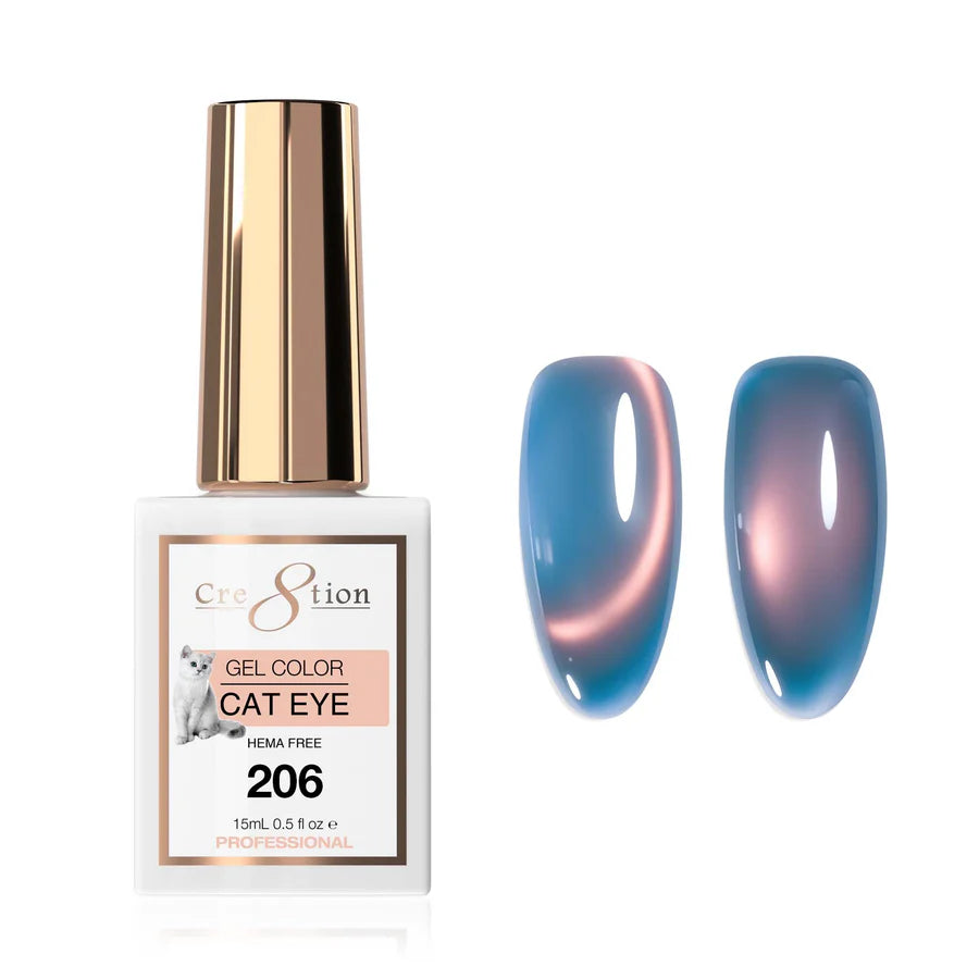 Cre8tion Cat Eye Soak Off Gel 0.5oz 206