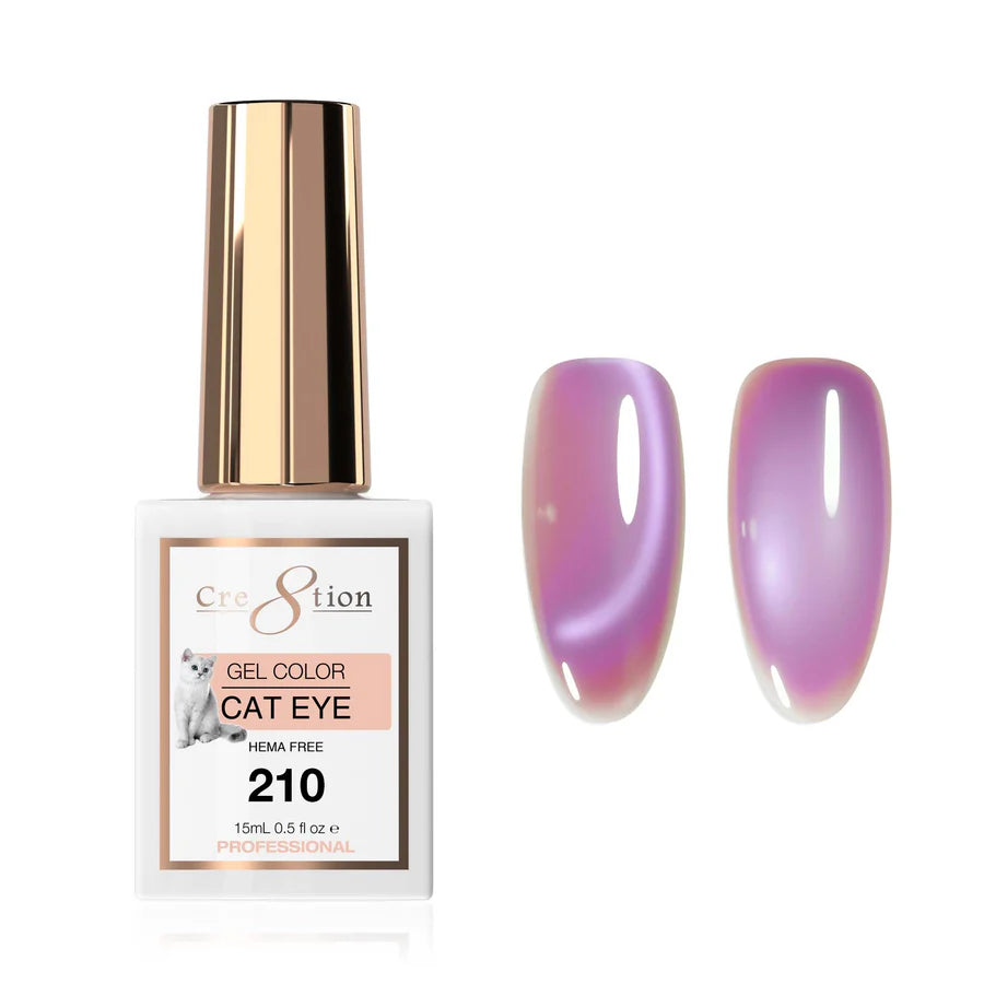 Cre8tion Cat Eye Soak Off Gel 0.5oz 210