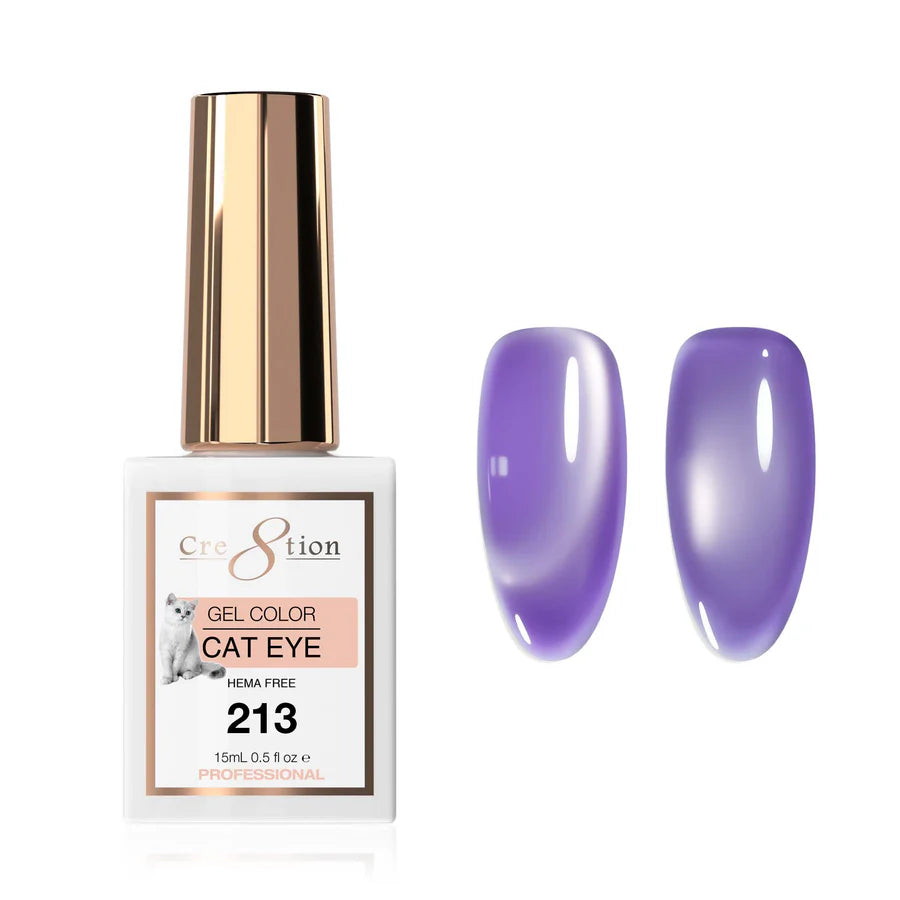 Cre8tion Cat Eye Soak Off Gel 0.5oz 213