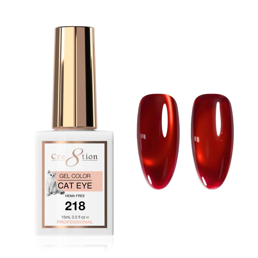 Cre8tion Cat Eye Soak Off Gel 0.5oz 218