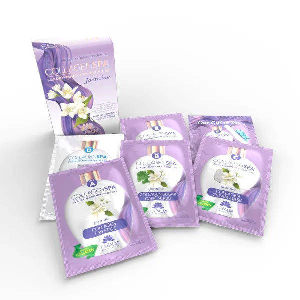 La Palm Collagen Spa 6 Step Pedicure Kit - Jasmine