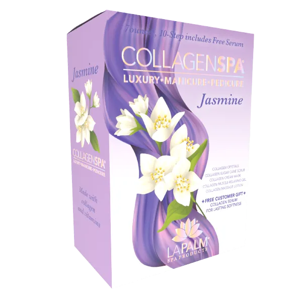 La Palm Collagen Spa 6 Step Pedicure Kit - Jasmine