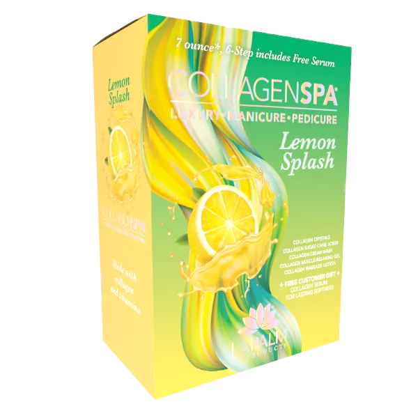 La Palm Collagen Spa 6 Step Pedicure Kit - Lemon Splash