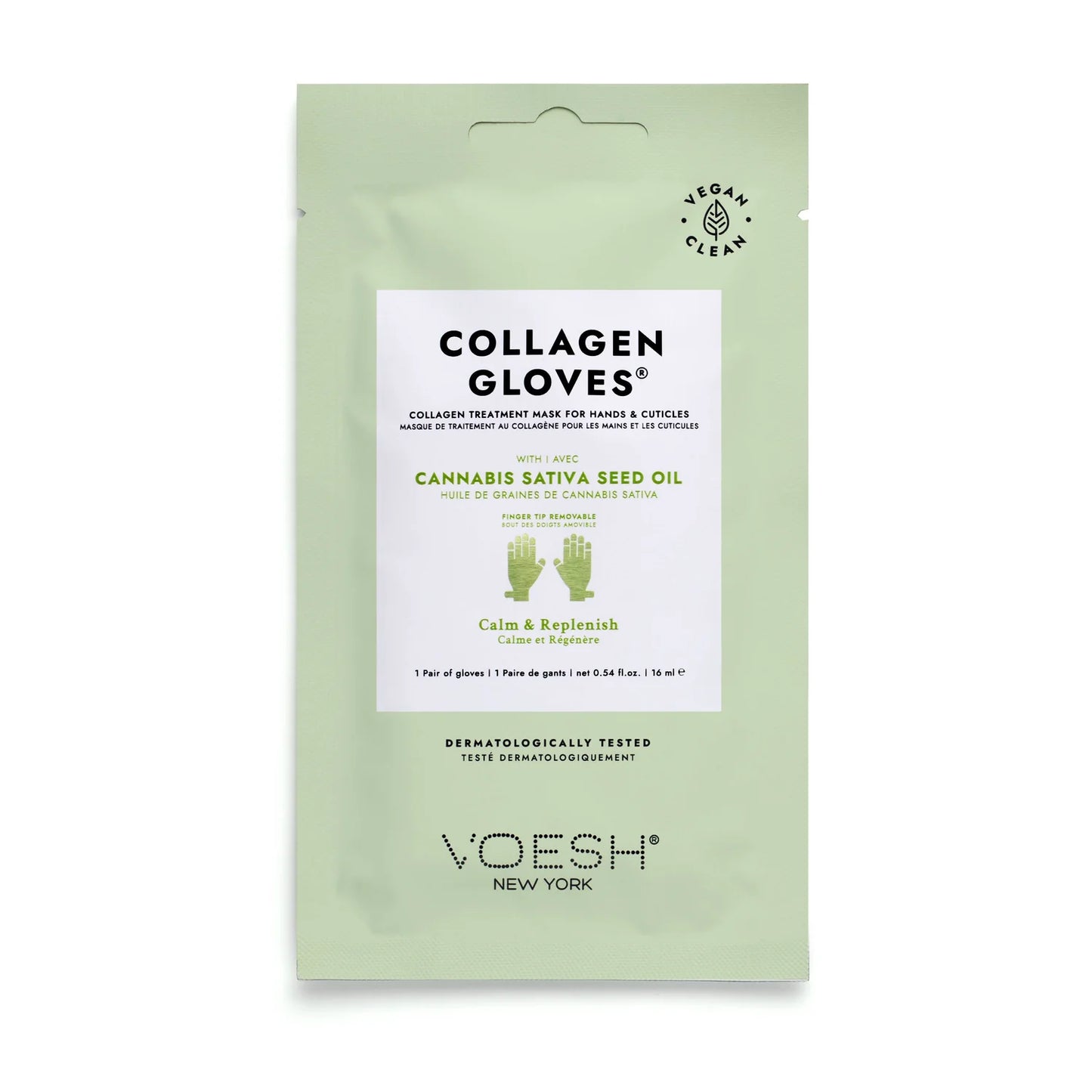 Voesh Collagen Gloves with Cannabis Sativa Seed Oil