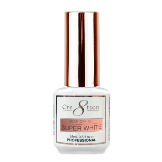 Cre8tion - Soak Off Gel System - Super White