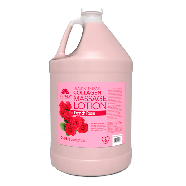 La Palm Healing Therapy Massage Lotion - French Rose