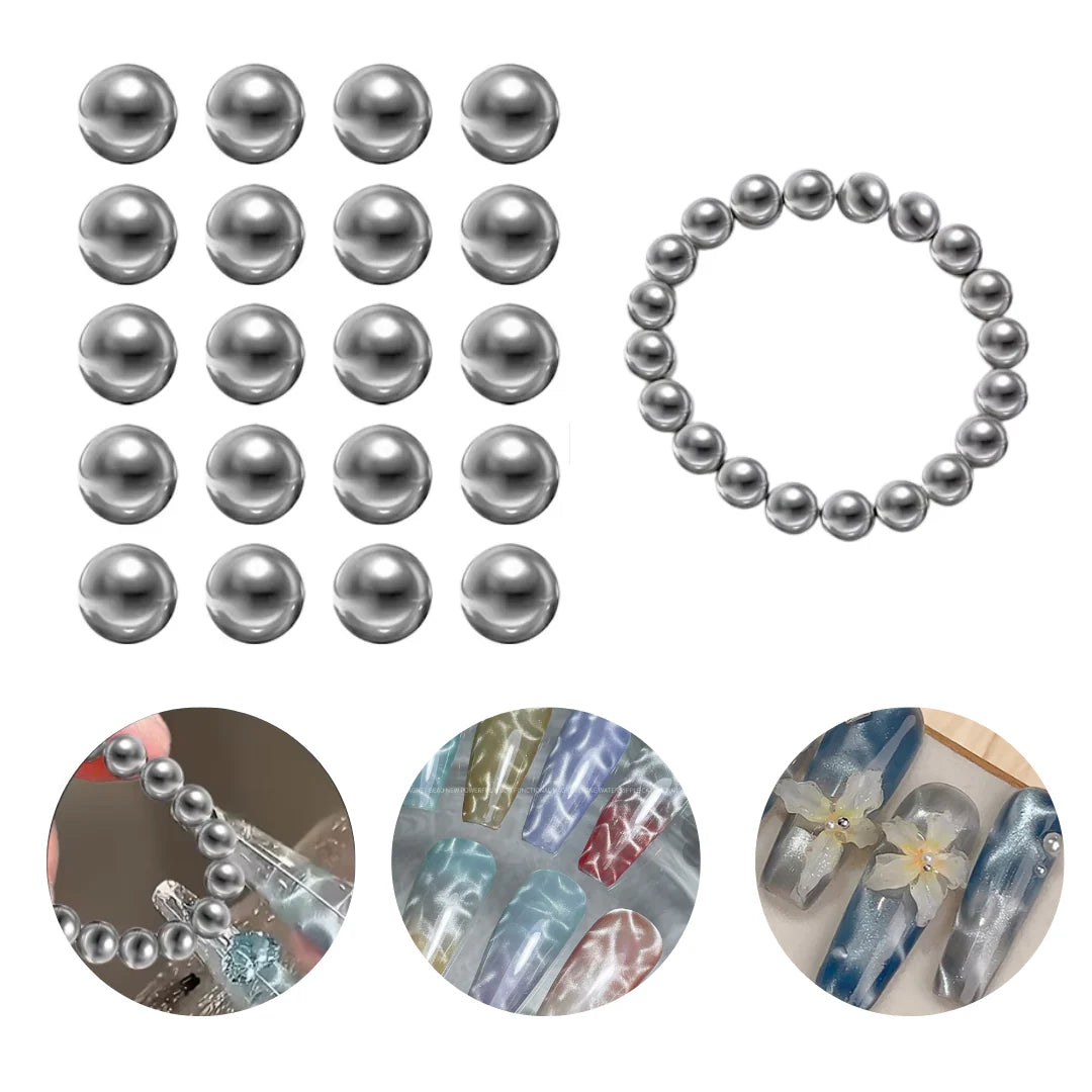 Beads Ball Magnet Cat Eye Design