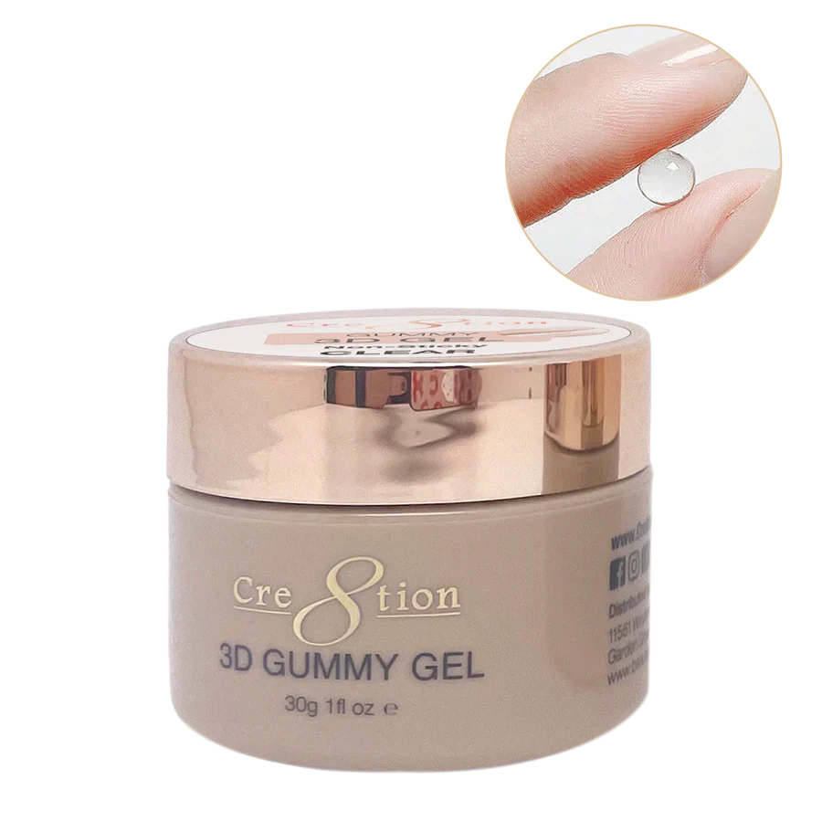 Cre8tion Gummy Gel in Jar 1oz - Clear