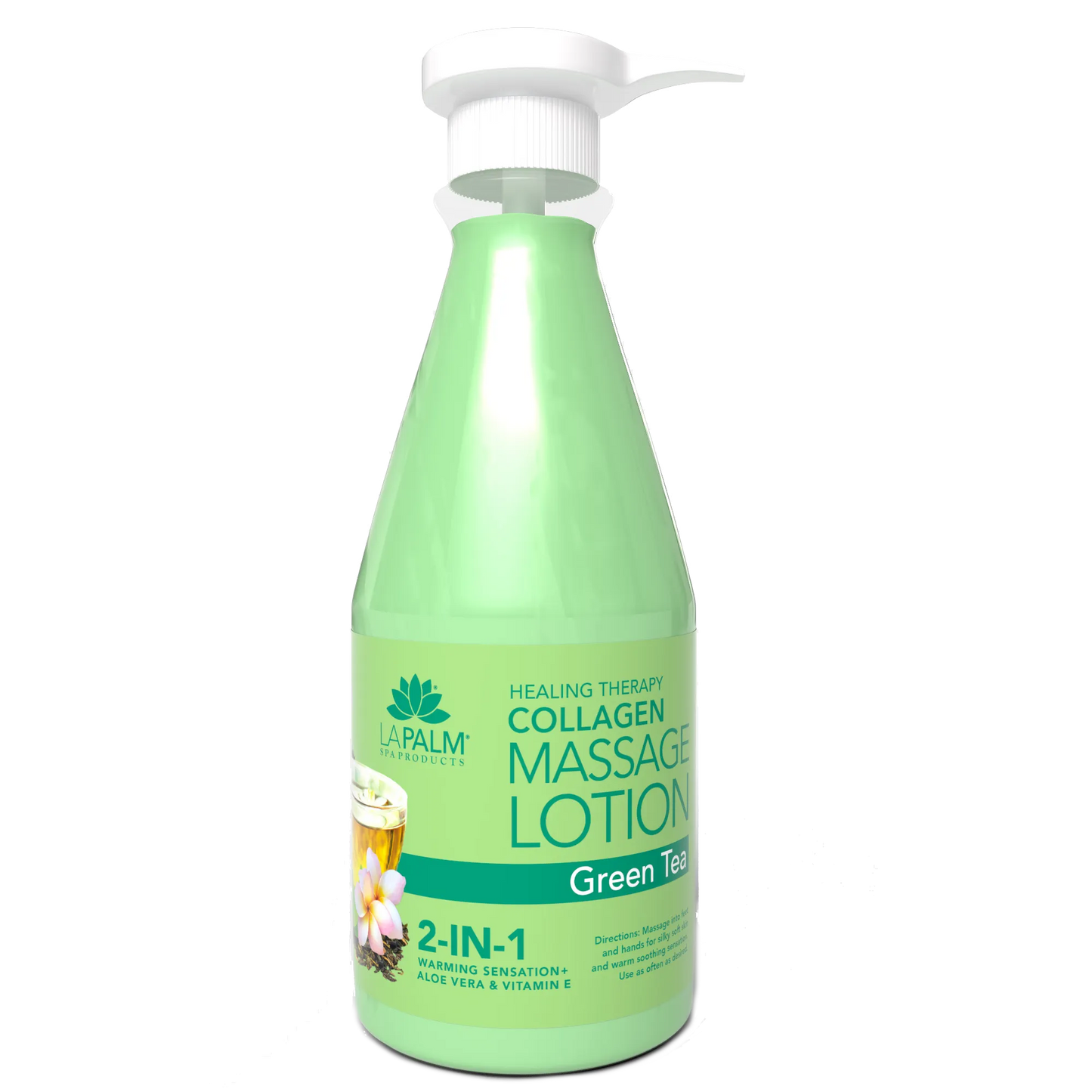 La Palm Healing Therapy Massage Lotion - Green Tea