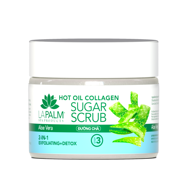 La Palm Hot Oil Sugar Scrub Aloe Vera