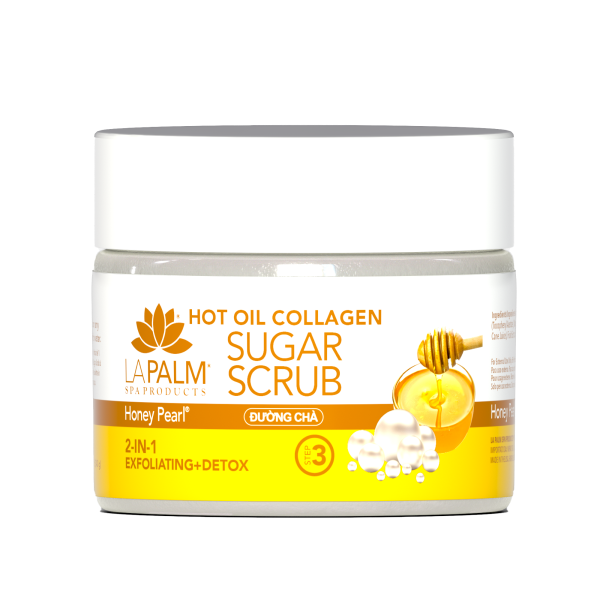 La Palm Hot Oil Sugar Scrub - Honey Pearl