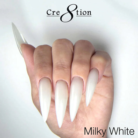 Cre8tion Poly Gel-Extension Gel In Tube 2oz - Milky White