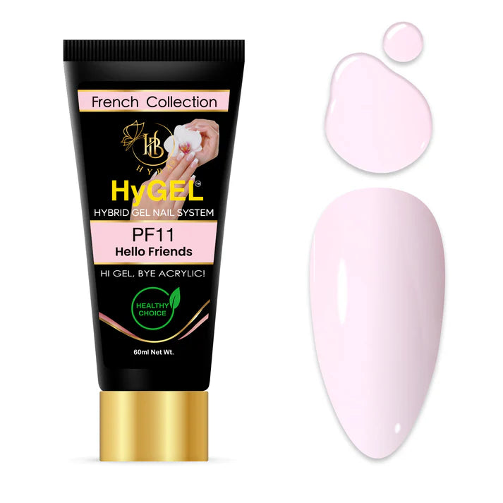 Hyba Hybrid Gel - HyGEL 60ml / PF11 - Hello Friends Pink