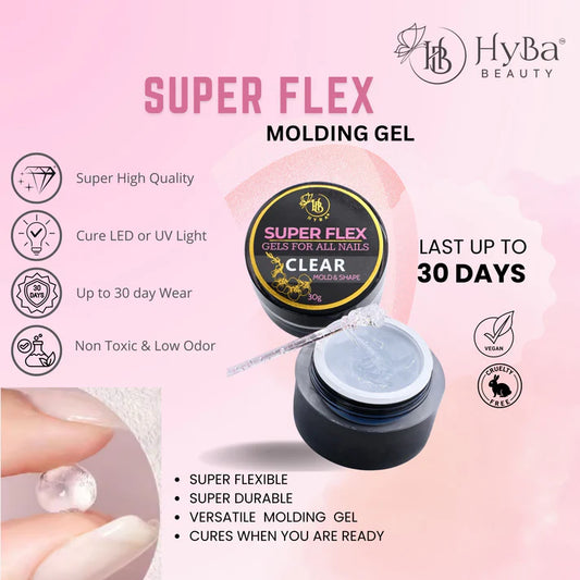 Hyba SUPER FLEX Molding Gel 30ml (Clear)
