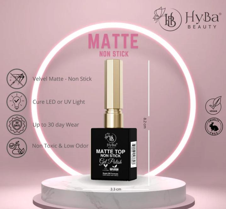 Hyba Matte Top Non Stick Gel