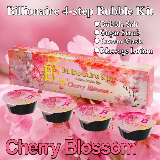 Billionaire 4 Steps Luxury Bubble Spa – Cherry Blossom