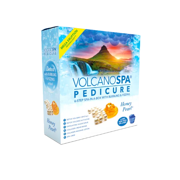VolcanoSpa Pedi in a Box 6 Step - Honey Pearl