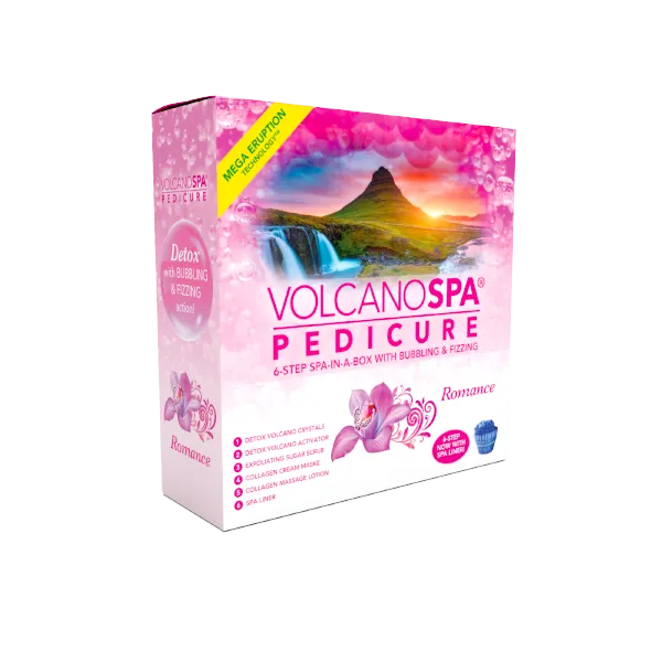 VolcanoSpa Pedi in a Box 6 Step - Romance