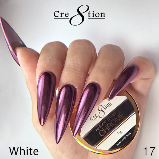 Cre8tion Chrome Nail Art Effect 1g - 17 Hot Pink