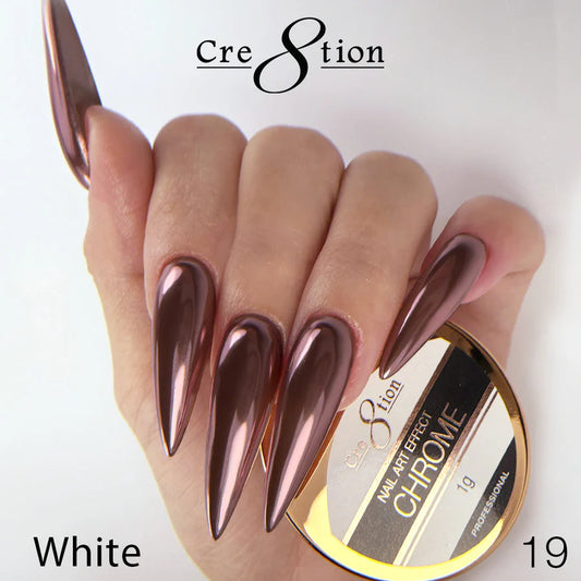 Cre8tion Chrome Nail Art Effect 1g - 19 Light Pink