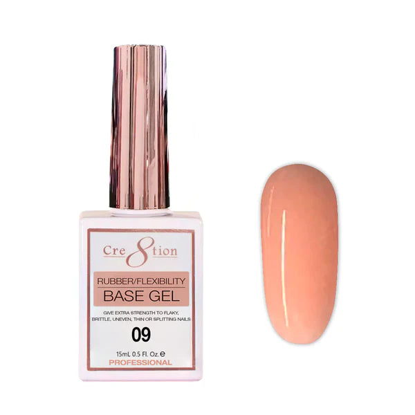 Cre8tion Gel Collection - Rubbers/ Flexibility Base #09