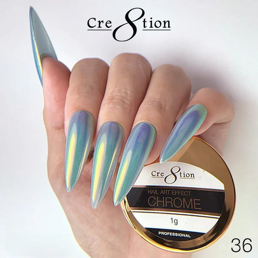 Cre8tion Chrome Nail Art Effect 1g - 36