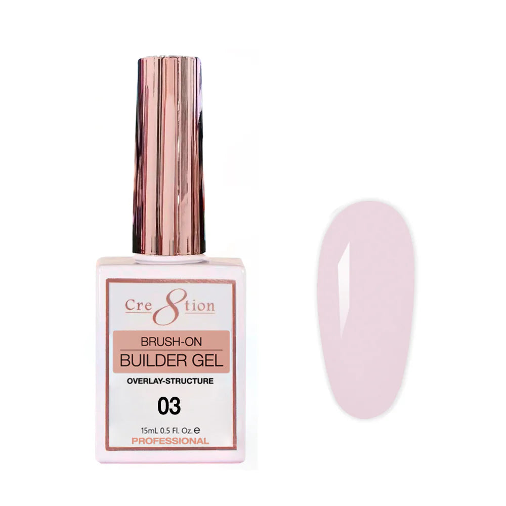Cre8tion Gel Collection - Overlay/ Brush on Builder 0.5oz #03