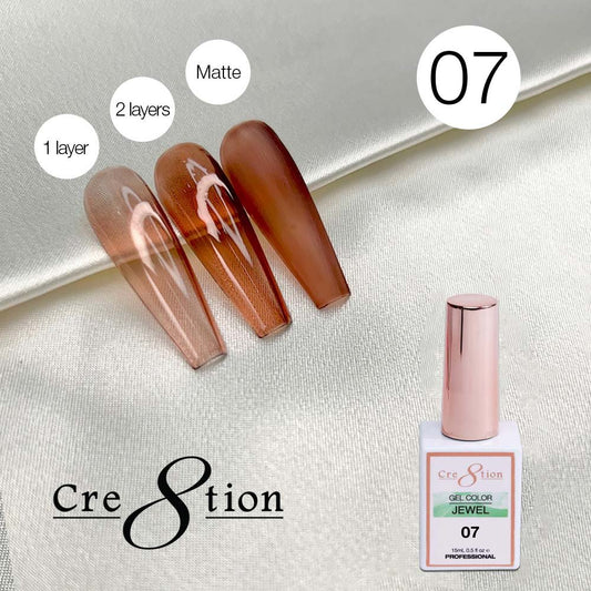 Cre8tion Jelly Gel Polish Jewel #07