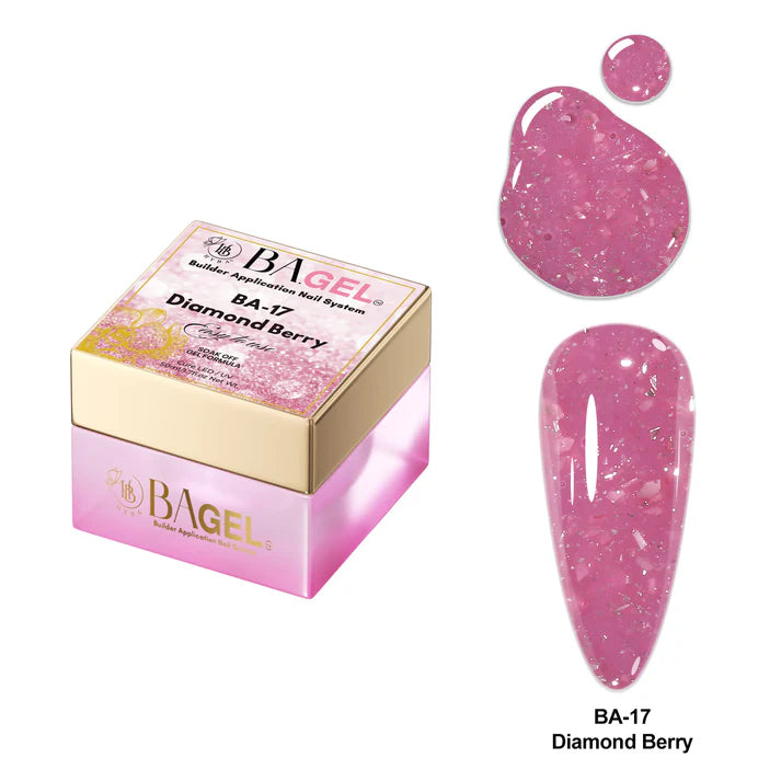 Hyba Builder Gel Application 1.7oz - BA-17 Diamond Berry