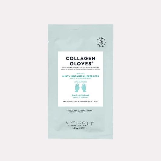 VOESH Collagen Gloves with Mint + Botanical Extracts