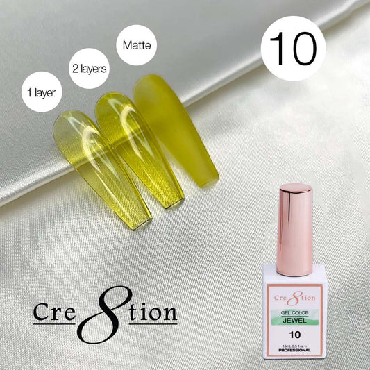 Cre8tion Jelly Gel Polish Jewel #10
