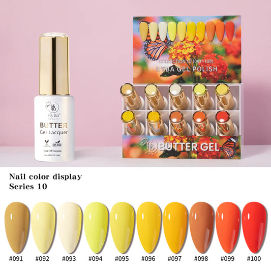 BUTTER Gel Polish SERIES 10 (Colors #091-#100)