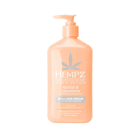Hempz Apricot & Clementine Smoothing Herbal Body Moisturizer with Balancing Apple Cider Vinegar