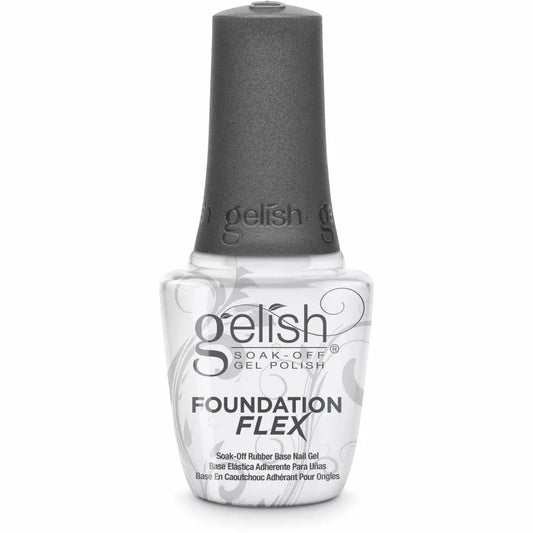 Gelish Foundation Flex Soak-Off Rubber Base Nail Gel - Clear