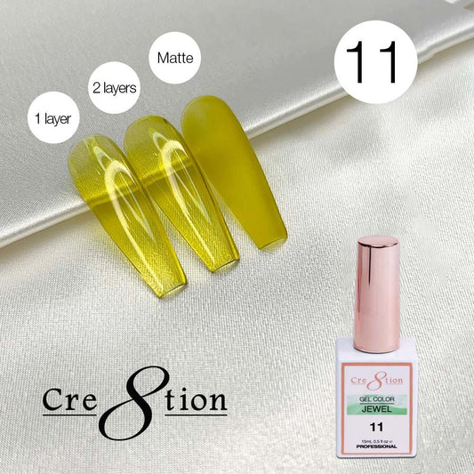 Cre8tion Jelly Gel Polish Jewel #11