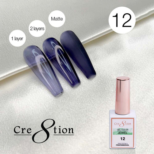 Cre8tion Jelly Gel Polish Jewel #12