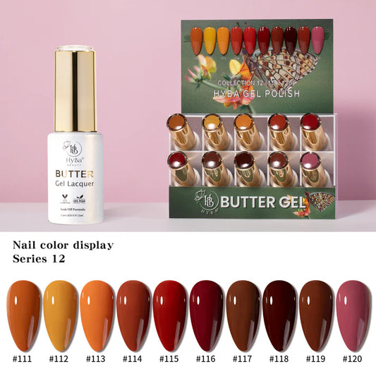 BUTTER Gel Polish SERIES 12 (Colors #111-#120)