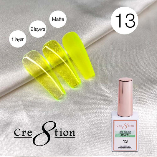Cre8tion Jelly Gel Polish Jewel #13