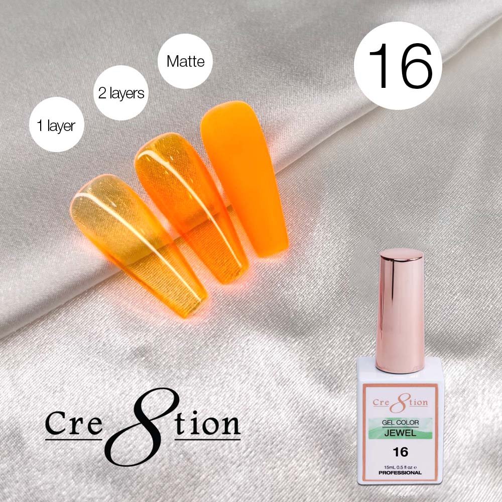 Cre8tion Jelly Gel Polish Jewel #16