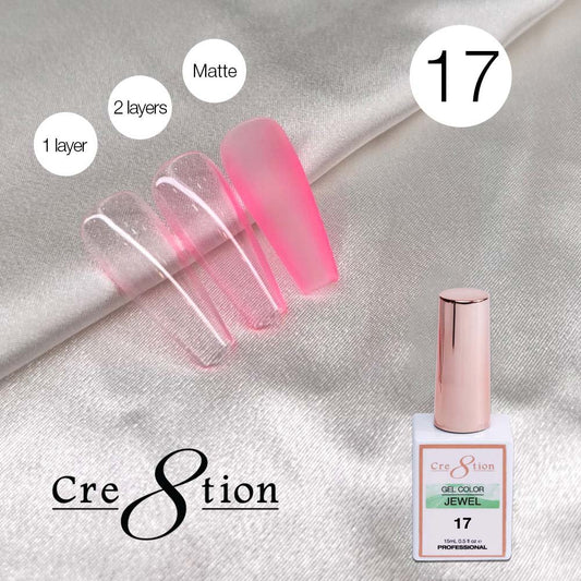 Cre8tion Jelly Gel Polish Jewel #17