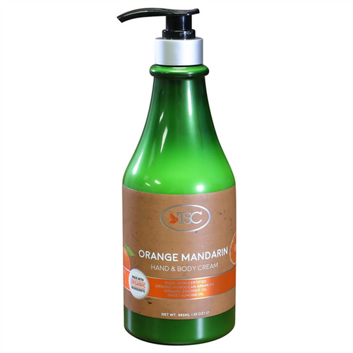 TSC Spa Organic Hand & Body Cream - Orange Mandarin