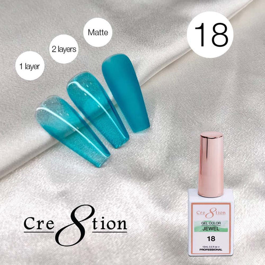 Cre8tion Jelly Gel Polish Jewel #18