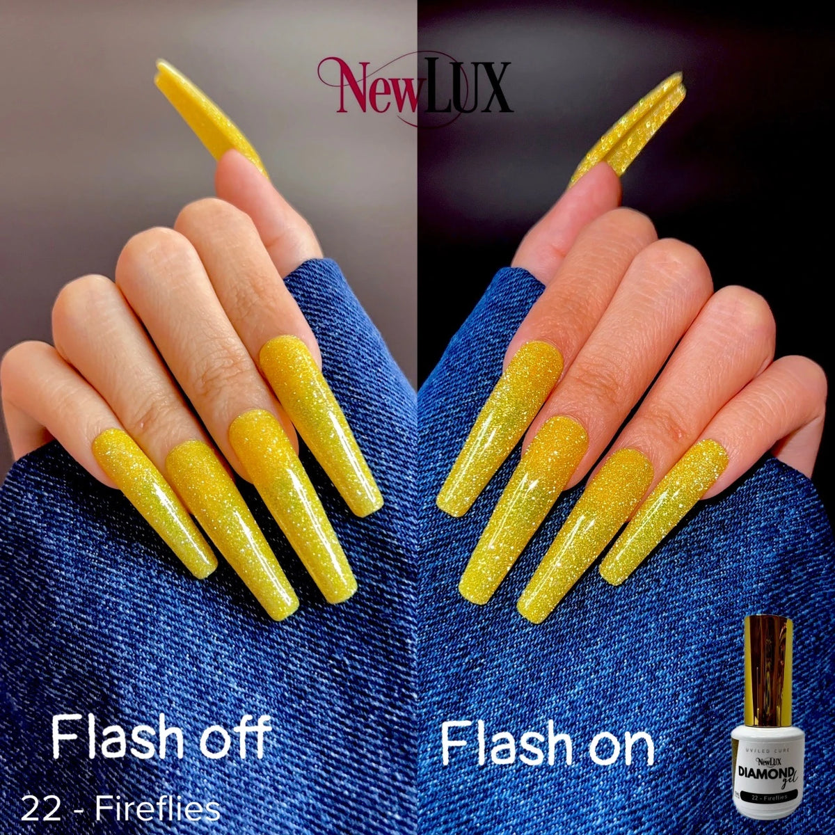 NewLUX Diamond Gel .5oz - #22 Fireflies