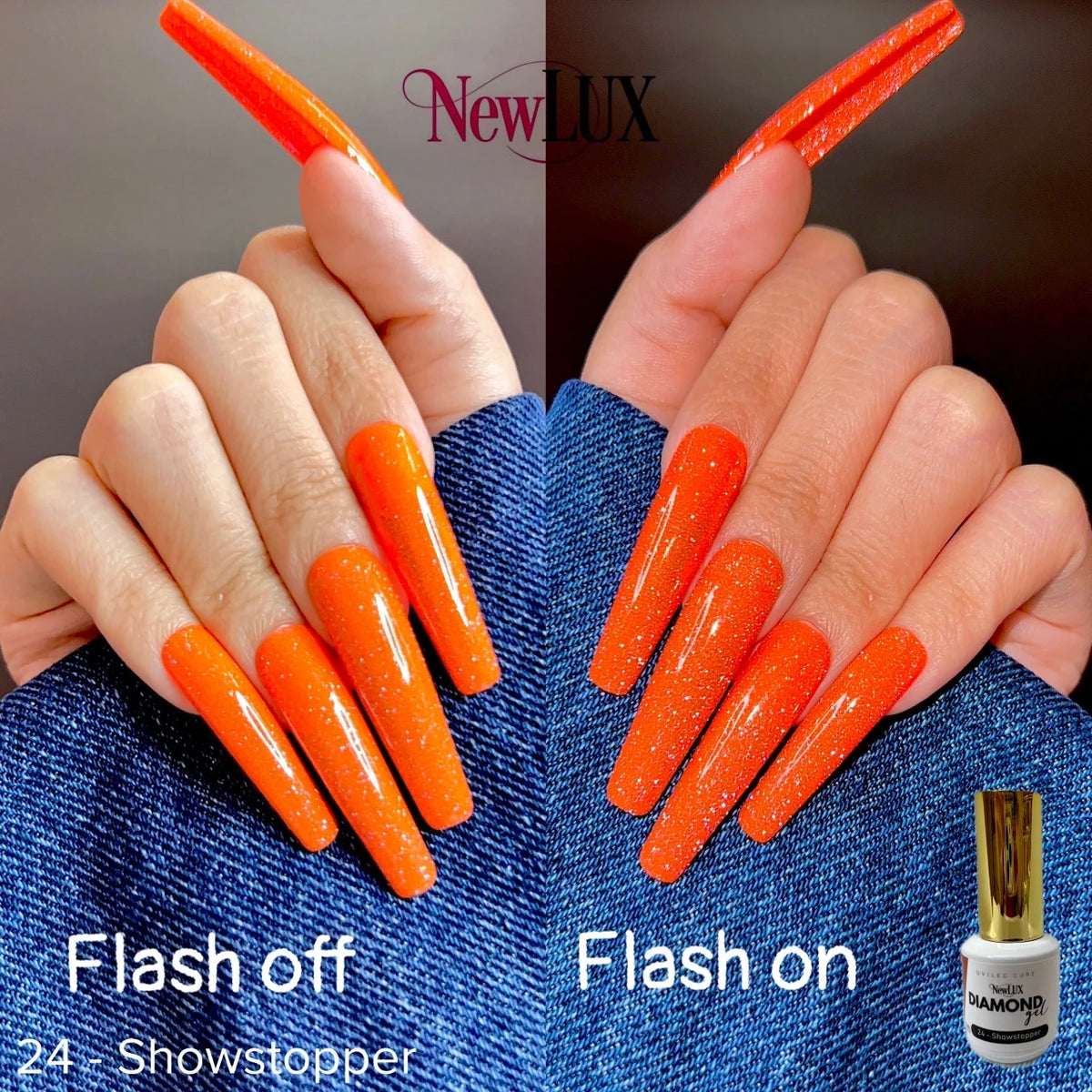 NewLUX Diamond Gel .5oz - #24 Showstopper